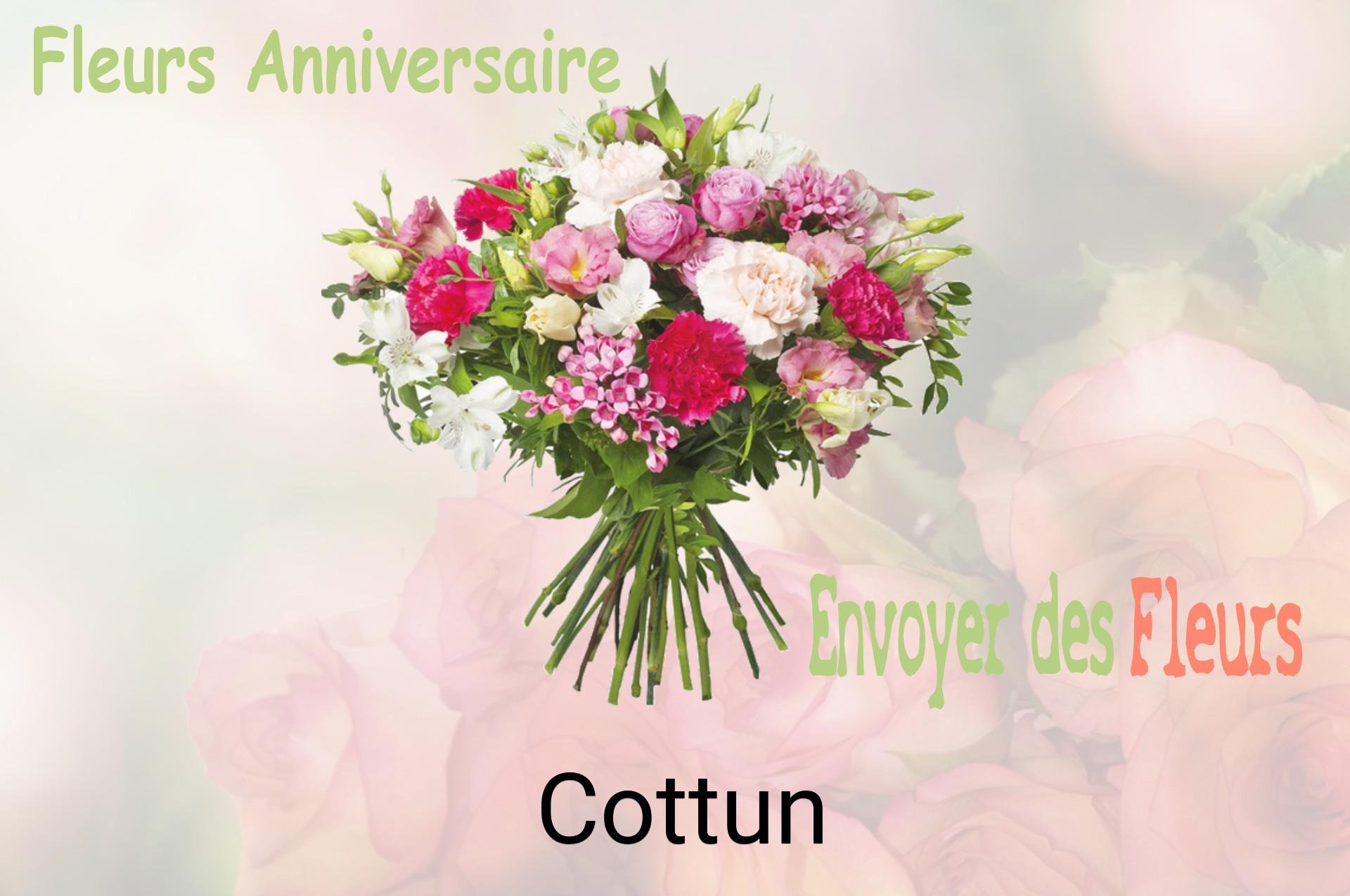 Bouquet de fleurs d’anniversaire livré à Cottun